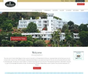 Jaisamand.co.in(Hotel Jaisamand Island Resort Udaipur) Screenshot