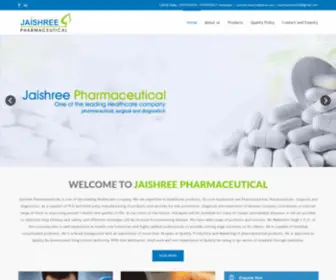 Jaishreepharma.com(Leading Healthcare Company) Screenshot