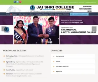 Jaishricollege.com(Jai Shri College) Screenshot
