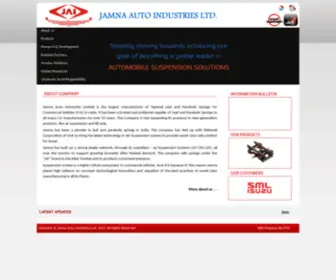 Jaispring.com(Jamna Auto Industries Ltd) Screenshot