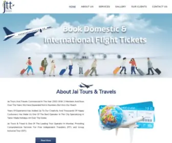 Jaitoursandtravels.com(Tours & Travels) Screenshot