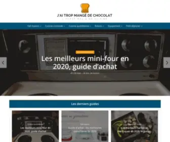 Jaitropmangedechocolat.fr(Choisissez le meilleur pour votre cuisine) Screenshot