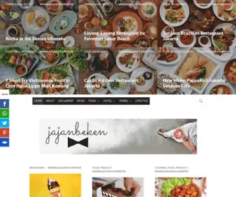 Jajanbeken.com(Food and Travel Blogger) Screenshot