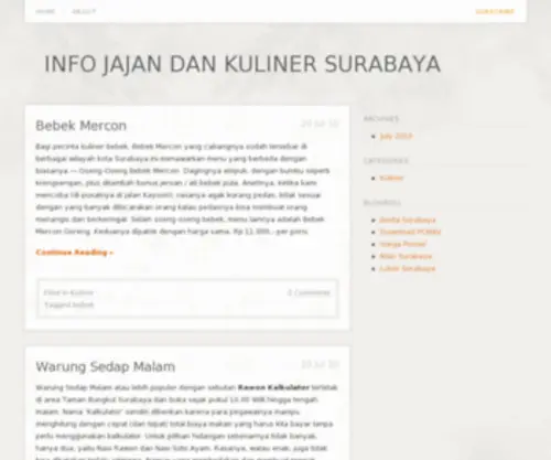 Jajansurabaya.com(Info Jajan dan Kuliner Surabaya) Screenshot
