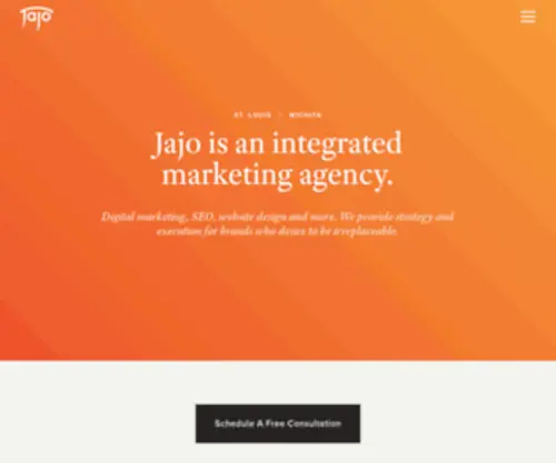 Jajo.net(Integrated Marketing Agency Overview) Screenshot