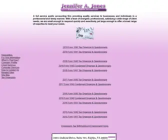 JajonescPa.com(Jones, CPA, Ltd) Screenshot