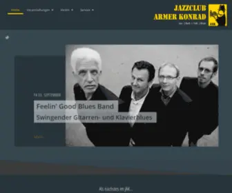 Jak-Weinstadt.de(Jazzclub Armer Konrad Weinstadt) Screenshot