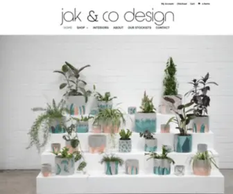 Jakandcodesign.com.au(Jak and Co Design) Screenshot