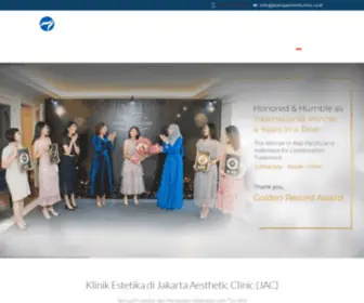 Jakartaaestheticclinic.co.id(Klinik Estetika Jakarta Bersertifikasi Internasional) Screenshot