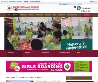 Jakartaislamicschool.com(Jakarta Islamic School Official Site) Screenshot