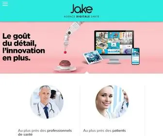 Jake-Digital.com(Jake AGENCE DIGITALE SANTÉ) Screenshot