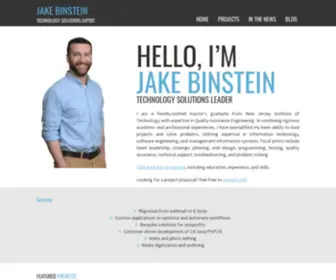 Jakebinstein.com(Jake Binstein) Screenshot