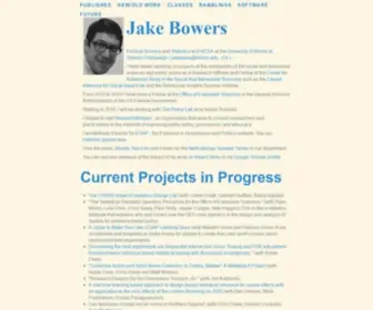 Jakebowers.org(Jake Bowers) Screenshot