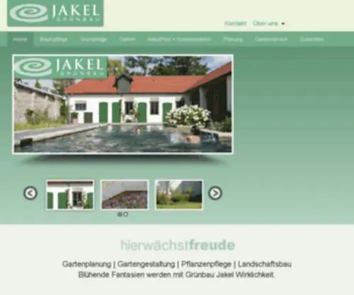 Jakel.at(Grünbau Jakel GmbH) Screenshot