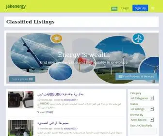 Jakenergy.com(Classified Browse) Screenshot