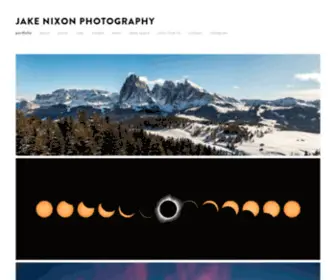 Jakenixon.com(Jake Nixon Photography) Screenshot