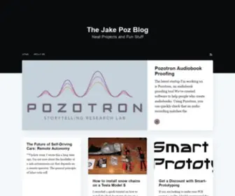 Jakepoz.com(Robots, Thoughts, AI Rights) Screenshot