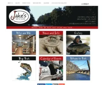 Jakesbaitandtackle.com(Where bait is sold and tales are told) Screenshot