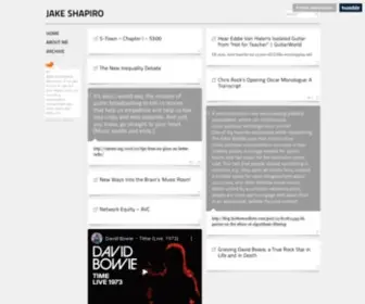 Jakeshapiro.com(Jake Shapiro) Screenshot