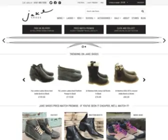 Jakeshoes.co.uk(Jake Shoes) Screenshot