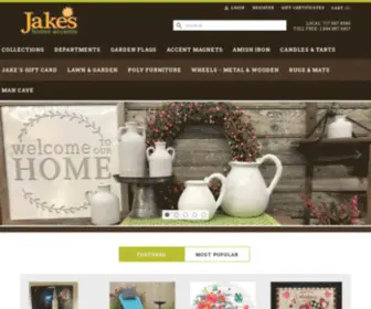 Jakeshomeaccents.com(Rustic Country Home Decor) Screenshot