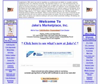 Jakesmp.net(Coin Collecting Supplies at Discount Prices) Screenshot