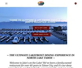 Jakestahoe.com(Jakes on the Lake) Screenshot