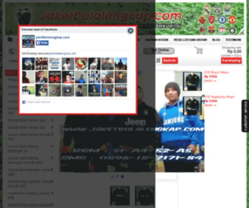 Jaketbolalengkap.com(Jaket Bola Lengkap) Screenshot