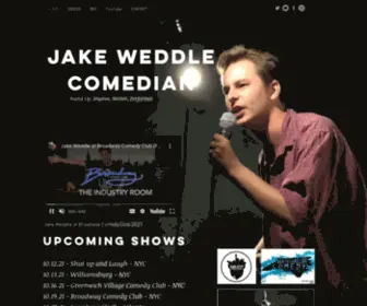 Jakeweddle.com(Stand up Comedy) Screenshot