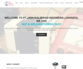 Jakindo.co.id(Jasa Kalibrasi Indonesia) Screenshot