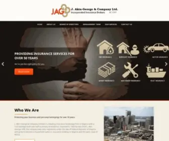 Jakingeorge.com(Akin-George & Company Ltd) Screenshot