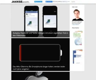 Jakkse.com(Jakob Steinschaden) Screenshot