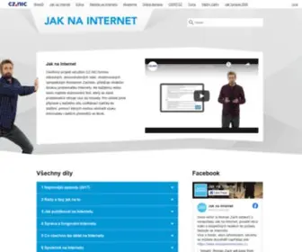 Jaknainternet.cz(Jak na Internet) Screenshot