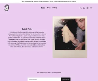 Jakobfisk.com(The official Jakob Fisk website) Screenshot