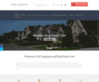 Jakoblawfirm.com(Houston Civil) Screenshot