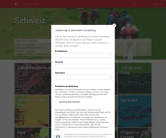 Jakobsweg.ch(Jakobsweg Schweiz) Screenshot