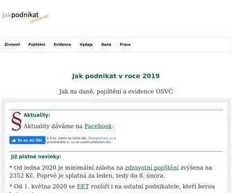 Jakpodnikat.cz(OSV) Screenshot