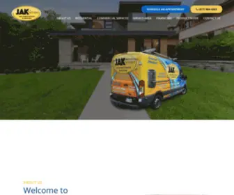 Jakservices.com(Local HVAC Services in Keller & NE Tarrant County) Screenshot