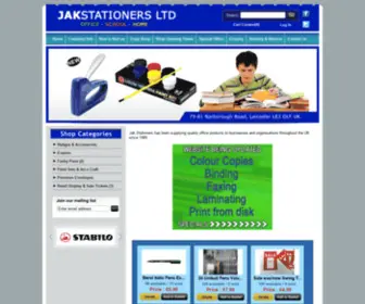 Jakstationers.co.uk(Jak Stationers) Screenshot