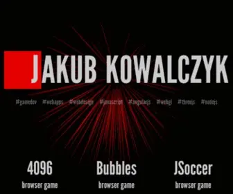Jakubkowalczyk.pl(Jakub Kowalczyk) Screenshot