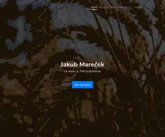 Jakubmarecek.cz(Mareček) Screenshot