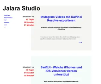 Jalara-Studio.de(Jalara Studio) Screenshot