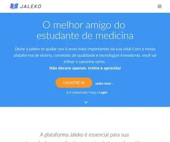 Jaleko.com.br(Cursos para estudantes de Medicina de todo Brasil) Screenshot