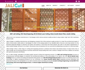 Jalicut.com(CNC Designer Jali Cutting) Screenshot