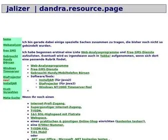 Jalizer.com(The analyzer) Screenshot