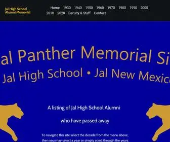 Jalpanthermemorials.com(Jal Panther Memorial Page) Screenshot