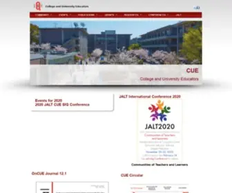 Jaltcue.org(JALT CUE SIG) Screenshot