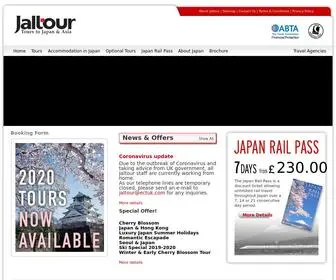 Jaltour.co.uk(Tours to Japan and Asia) Screenshot