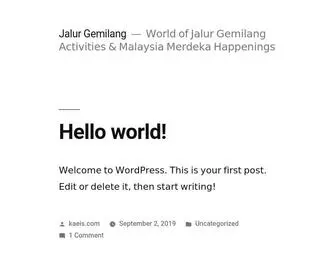Jalurgemilang.my(World of Jalur Gemilang Activities &amp; Malaysia Merdeka Happenings) Screenshot