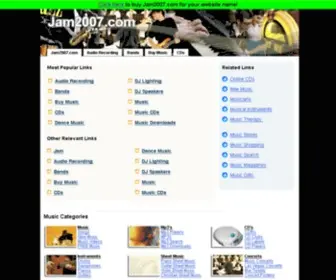 Jam2007.com(The Leading Jam Site on the Net) Screenshot
